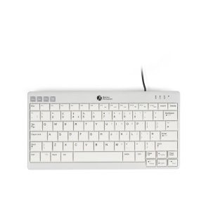 BakkerElkhuizen UltraBoard 950 V2 tastatur Kontor USB QWERTY US engelsk M�rkegr�, Lys gr�
