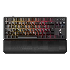 Corsair K70 CORE TKL tastatur Spil USB + RF Wireless + Bluetooth QWERTZ Tysk Sort