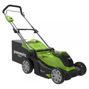 Ledningsfri pl�neklipper  40V 4Ah 41 cm Greenworks G40LM41K4 - 2504707UB