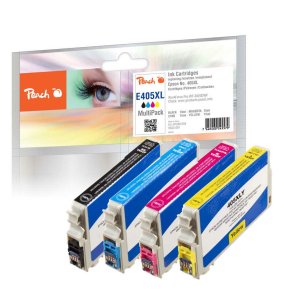Peach PI200-908 bl�kpatron 4 stk Kompatibel H�jt (XL) udbytte Sort, Bl�, Magenta, Gul