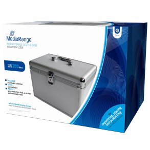 MediaRange BOX75 optisk disk etui Boksetaske 200 diske S�lv