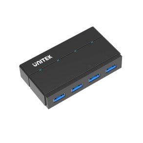 UNITEK Y-HB03001 interface hub USB 3.2 Gen 1 (3.1 Gen 1) Type-B 5000 Mbit/s Sort