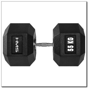 HMS Fitness HEX PRO 55 Hndvgt med fast vgt 55 kg 1 stk
