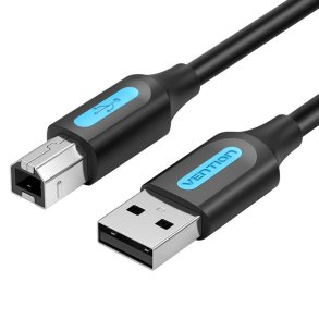 Vention COQBJ USB-kabel USB 2.0 0,5 m USB A USB B Sort
