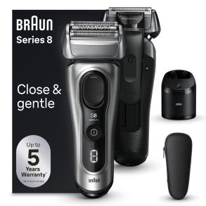 Braun Series 8 8567cc Folie shaver Trimmer Sort, S�lv