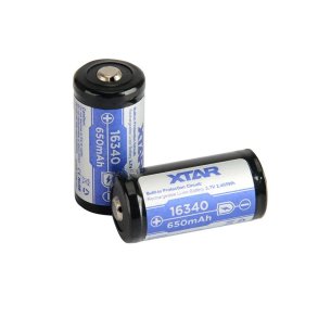 Battery 16340/R-CR123 3,7V Li-ion 650 mAh