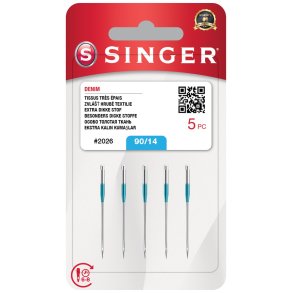 SINGER nl N2026S -14/90-16/100 blister 5 stk jeans