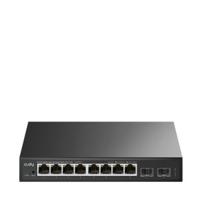 Cudy 8-Port Gigabit Easy-Managed Switch with 2 SFP, GS108ES2 1.0 Administreret L2 Gigabit Ethernet (10/100/1000) Sort