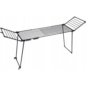 PROMIS MONZA vasketrretumbler, udtrkbar + 2 vinger, stor, sort