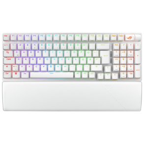 ASUS ROG Strix Scope II 96 Wireless tastatur Spil USB + RF Wireless + Bluetooth QWERTZ Tysk Hvid
