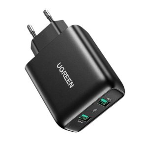 Ugreen netoplader 2� USB-A 36 W QC3.0 sort (CD161)