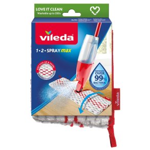 Gulvmoppe Vileda 1.2 Spray Max Hvid Rd Mikrofiber Plastik (1 Dele)