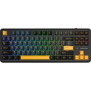 AULA Gasket F87 Thunder Black GrayWood RGB Tastatur