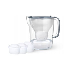 BRITA Style ESSENTIAL XL vandfilterkande, m�rkebl� + 3 x MX Pro Pure Performance-filter