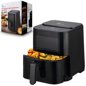 Extralink HOME AIR FRYER 5.2L EU SJ-520 frituregryde Enkelt 5,2 L 1600 W Varmluftsteger Sort