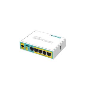 Mikrotik hEX PoE lite router Fast Ethernet Biały