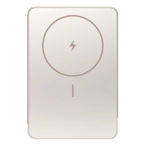 Xiaomi Super Slim Magnetic Power Bank 5000 Lithium-Ion (Li-Ion) 5000 mAh Tr�dl�s opladning Sand