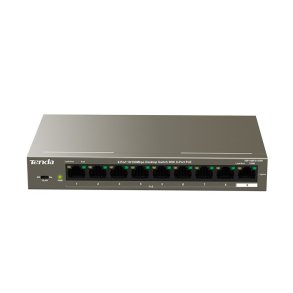 Tenda TEF1109P-8-102W netvrksswitch Fast Ethernet (10/100) Strm over Ethernet (PoE) Metallic