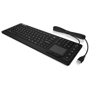 KeySonic KSK-6231 INEL (CH) tastatur Industriel USB QWERTZ Schweizisk Sort