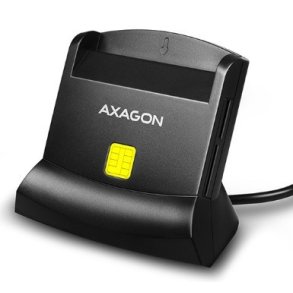 Axagon CRE-SM2 smartcard lser Indendrs USB USB 2.0 Sort