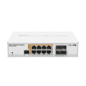 Mikrotik CRS112-8P-4S-IN netv�rksswitch Gigabit Ethernet (10/100/1000) Str�m over Ethernet (PoE) Hvid
