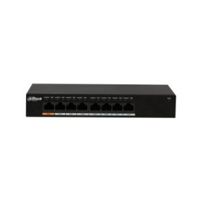 Dahua Technology PFS3008-8GT-96 netvrksswitch Ikke administreret L2 Gigabit Ethernet (10/100/1000) Strm over Ethernet (PoE) Sort