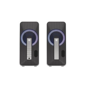 GENESIS Helium 100 BT RGB hjttalerst 10 W PC/Laptop Sort, Slv 2.0 kanaler Bluetooth