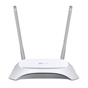 TP-Link TL-MR3420 trdls router Hurtigt ethernet Enkelt band (2,4 GHz) Sort, Hvid