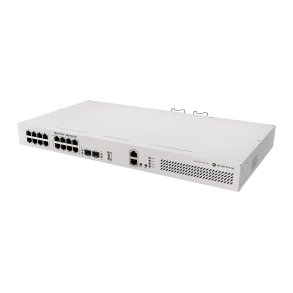 Mikrotik CRS418-8P-8G-2S+RM Cloud Router/Sw L2/L3 Gigabit Ethernet (10/100/1000) Str�m over Ethernet (PoE) 1U