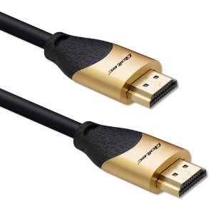 Qoltec 50357 HDMI v2.1 kabel Ultra hj hastighed 8K | 60Hz | 26AWG | GULD | 5m