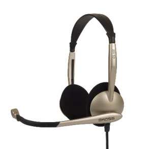Koss CS100 Headset Ledningsfrt Kontor/Callcenter Beige