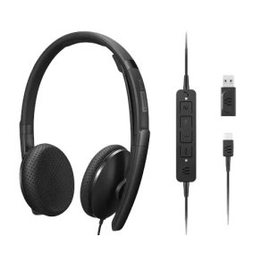 Lenovo 4XD1M45626 hovedtelefoner/headset Ledningsfrt USB Type-C Sort