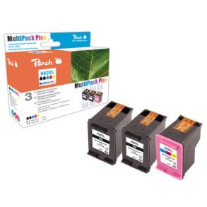 Peach 0F319640 bl�kpatron 3 stk Sort, Bl�, Magenta, Gul