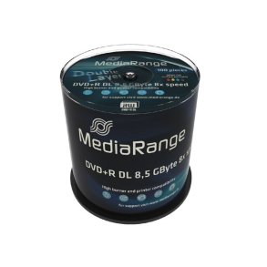 MediaRange MR471 tom DVD 8,5 GB DVD+R DL 100 stk