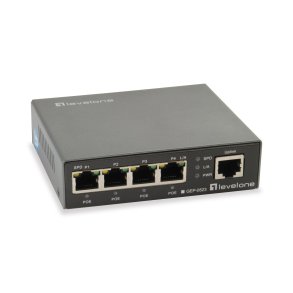 LevelOne GEP-0523 netv�rksswitch Gigabit Ethernet (10/100/1000) Str�m over Ethernet (PoE) Sort