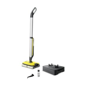 K�rcher FC 7 Cordless Elektrisk kost Batteri T�r&v�d Posel�s S�lv, Gul