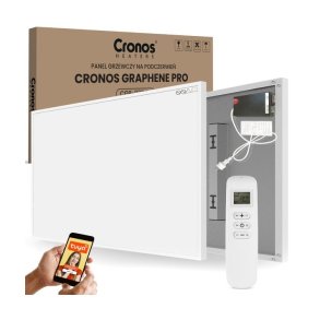 Cronos Grafen Pro CGP-700TWP 700W infrardt varmelegeme med WiFi og fjernbetjening