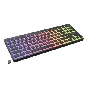 GENESIS Thor 430 TKL Wireless tastatur Spil USB + RF Wireless + Bluetooth QWERTY US engelsk Sort
