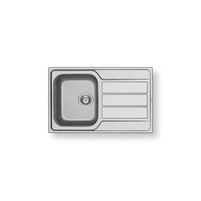 Pyramis Athena (79X50) 1B 1D 10018010101 Vaske i stl med aflb, linned, slv