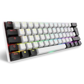 Sharkoon SGK50 S4 tastatur Hjem USB QWERTZ Tysk Hvid