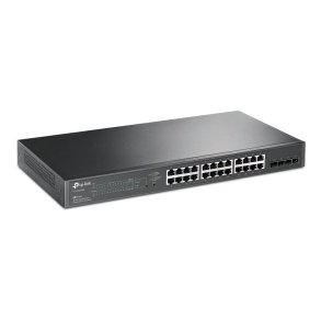 TP-Link JetStream TL-SG2428P netv�rksswitch Administreret L2/L2+ Gigabit Ethernet (10/100/1000) Str�m over Ethernet (PoE) 1U Sort
