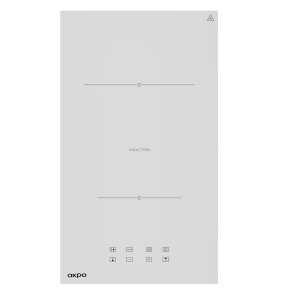 AKPO PIA 6802 WHITE induktionskogeplade - 2 felter