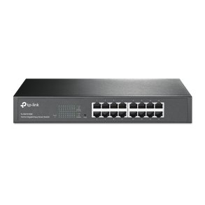 TP-Link TL-SG1016DE Administreret L2 Gigabit Ethernet (10/100/1000) 1U Sort