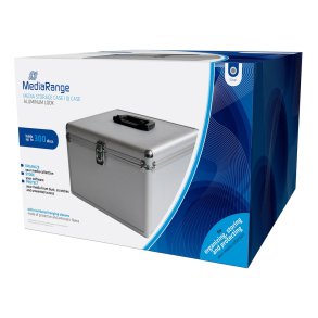 MediaRange BOX76 optisk disk etui Boksetaske 300 diske S�lv