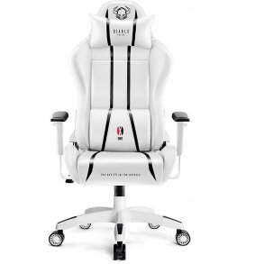 Diablo X-ONE 2.0 Normal gaming-stol hvid og sort