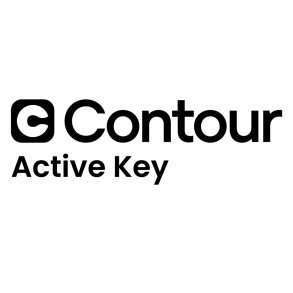 Contour Design Active Key AK-440 tastatur Kontor USB QWERTZ Tysk Sort