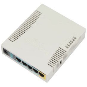 Mikrotik RB951Ui-2HnD Hvid Strm over Ethernet (PoE)
