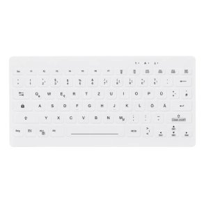 Contour Design Active Key AK-C4112 tastatur Medicinsk USB QWERTZ Tysk Hvid