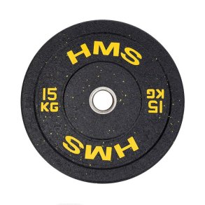 HMS Fitness HTBR15 1 stk Olympic Gummibelagt vgtskive