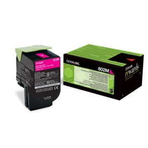 Lexmark 802M tonerpatron 1 stk Original Magenta
